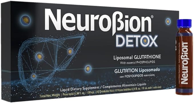 glutathione online store Neurobionm Detox Liposomal Vials 10ct which bpc 157 does Glutathione supplement two-month supply size:10mg solid