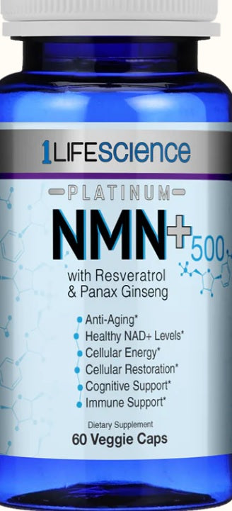 1Life Science NMN+ 500 Platinum -- 60 Veggie Caps – Locatel Health