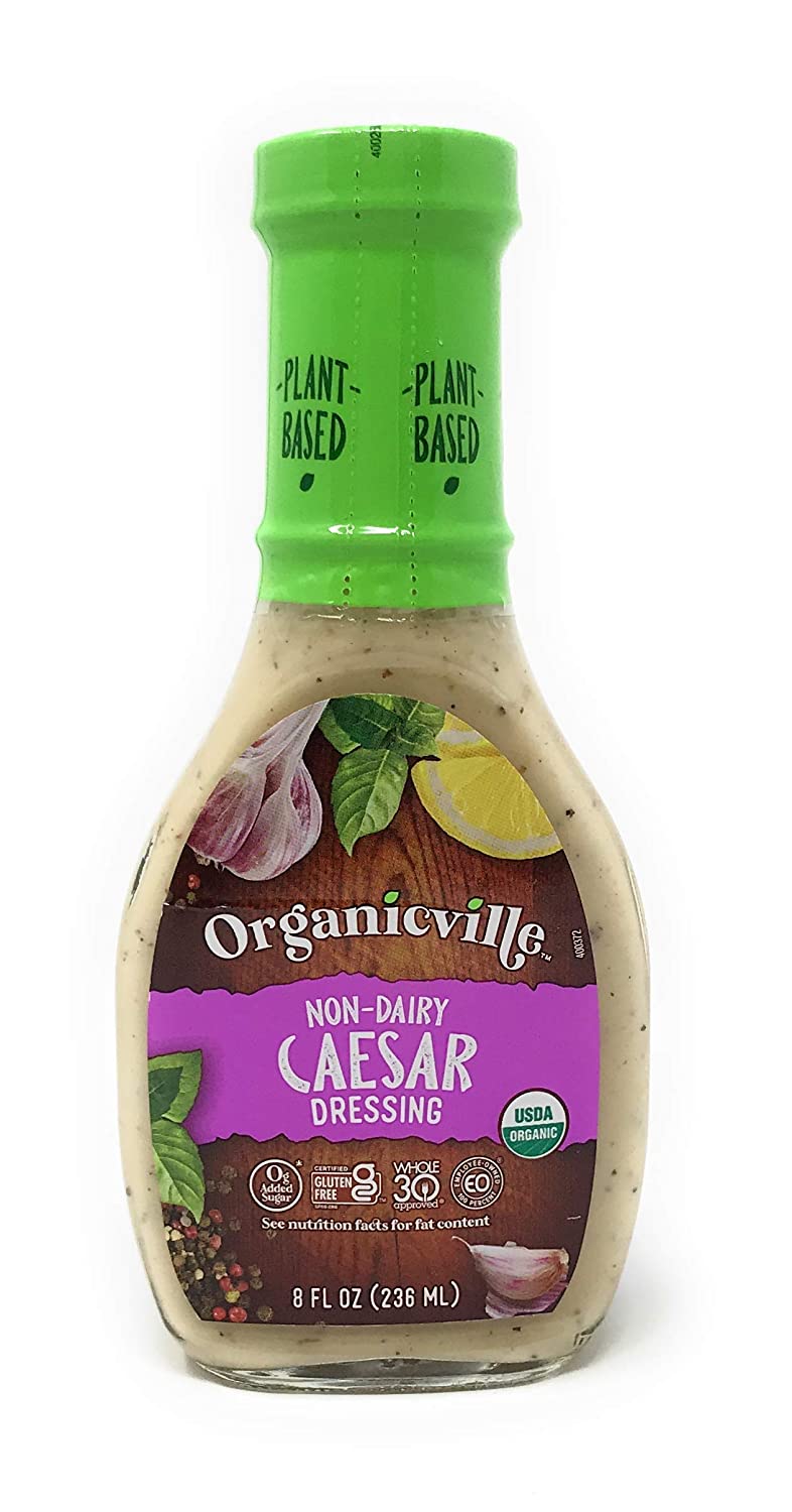 ORGANICVILLE Organic Non-Dairy Caesar Dressing, 8 oz  Locatel Health &  Wellness Online Store