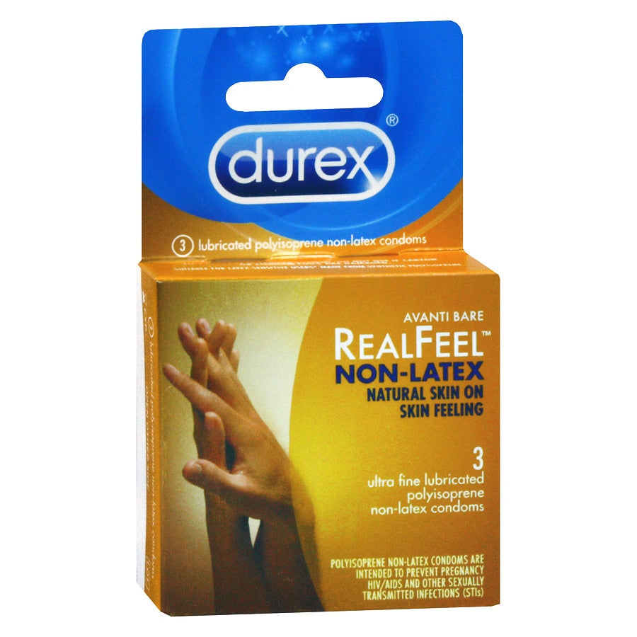 durex avanti bare real feel lubricated non latex condoms Blowjob Sex Toy main image 0
