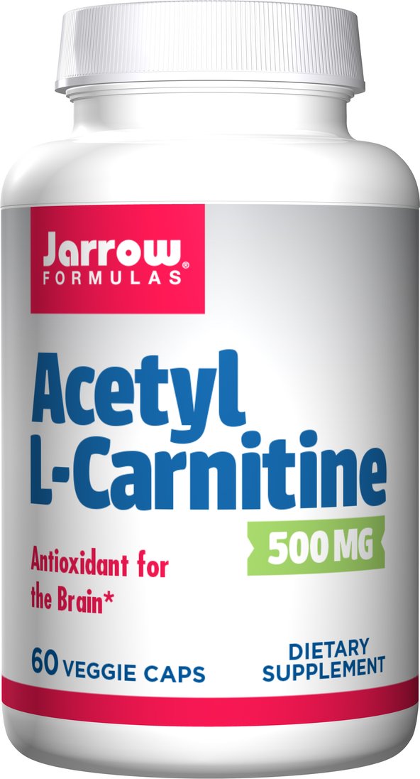 Jarrow Formulas, Acetil L-carnitina, 500 mg, 60 cpsulas vegetales