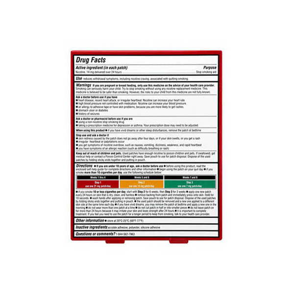 Leader Step 2 14 mg Nicotine Transdermal Patches 14 ct