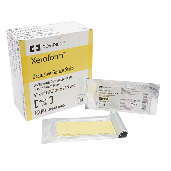 Covidien Xeroform Gauze Strip 5" x 9" 8884433605