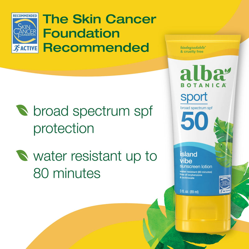 Alba Botanica Fragrance Free Sport SPF 45 Mineral Sunscreen