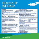 Claritin D 24hr Allergy Congestion & Sinus Relief  Tablets 10ct