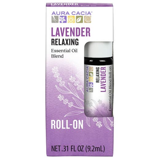 Aura Cacia Oil Lavender Roll-On 0.31Oz
