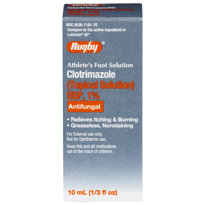 Rugby Antifungal Clotrimazole 1% Solution 10ml
