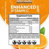 Planet Source Enhanced Vitamin C 1000mg Tablets 100ct