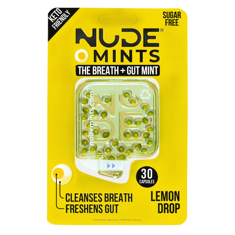 Nude Breath & Gum Mint Lemon 30ct