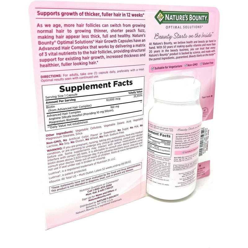 Nature's Bounty Hair Growth Capsules 90ct