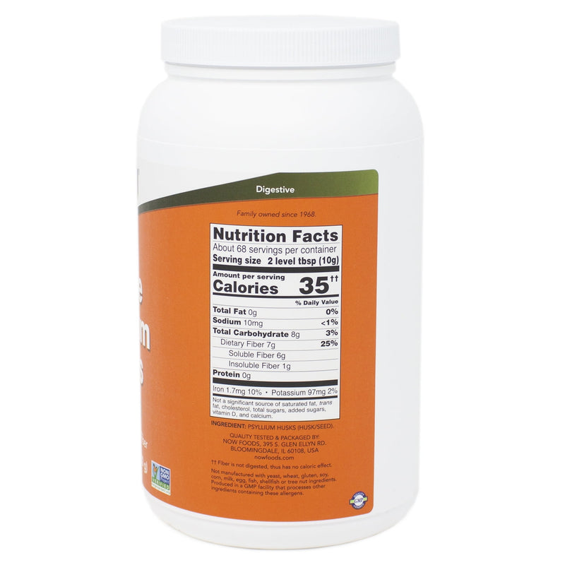 Now Whole Psyllium Husk 24oz