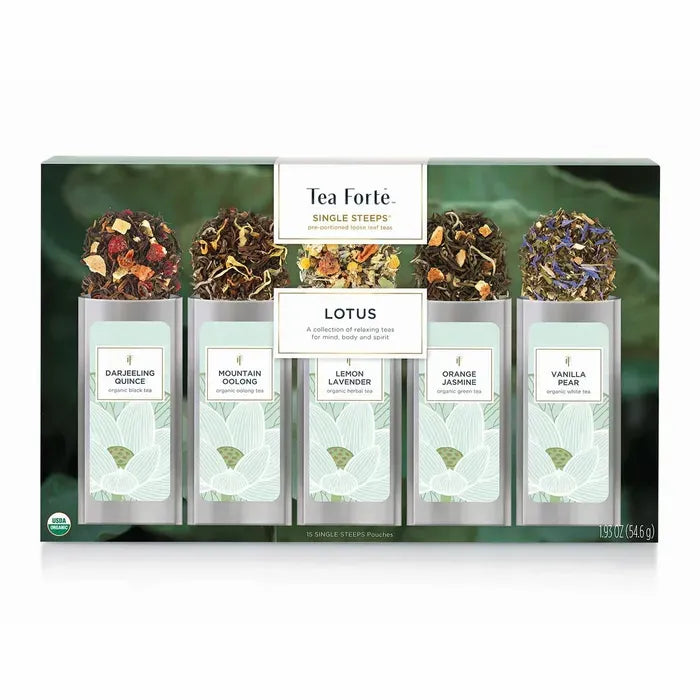 Tea Forte Single Steeps Lotus 15 Pouches
