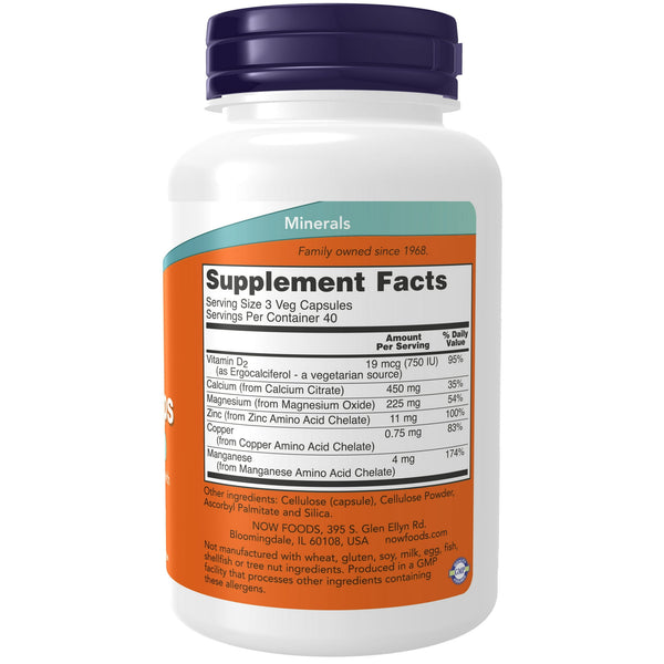 Now Calcium Citrate Vegetable Capsules 120ct