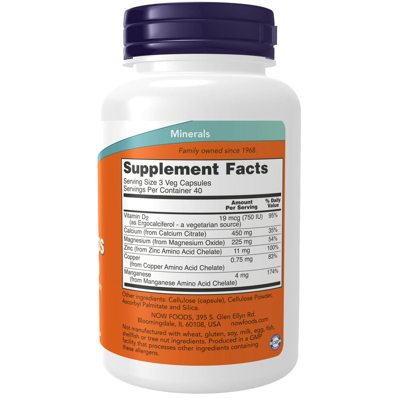 Now Calcium Citrate Vegetable Capsules 120ct