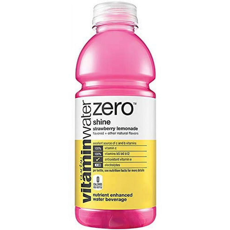 Vitamin Water Shine Strawberry Lemon Sugar sin 20 oz