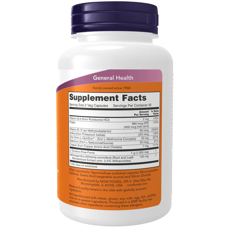 Now L-Thyroid Energy Vegetable Capsules 90ct