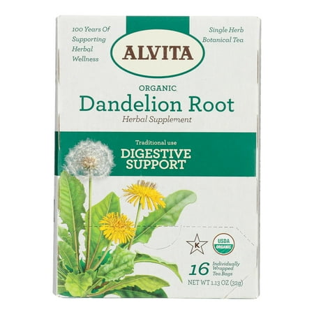 Alvita Teas Dandelion Root Organic 24 Tea Bags
