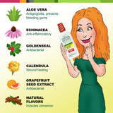 The Natural Dentist Healthy Gums Antigingivitis Rinse Peppermint Twist  16.9 oz