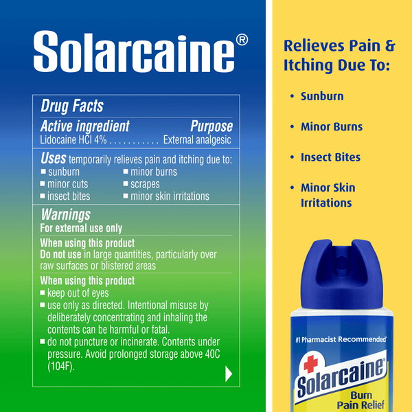Solarcaine Burn Pain Relief 4 oz