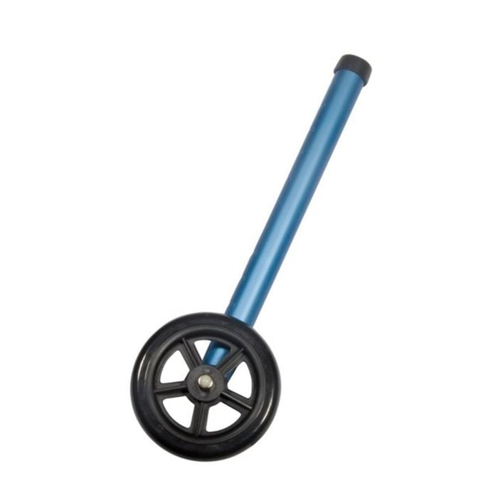 Drive 5" Blue Walker Wheels with Two Sets of Rear Glides