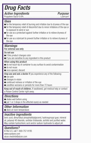 Systane Complete Preservative-Free Lubricant Eye Drops - 0.3 oz