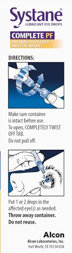 Systane Complete Preservative-Free Lubricant Eye Drops - 0.3 oz