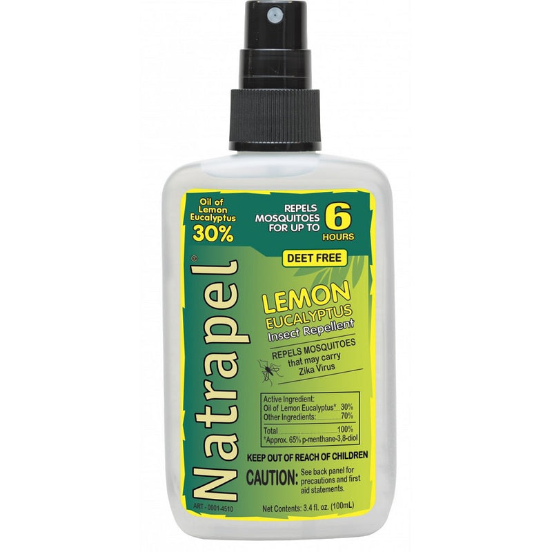 Natrapel Lemon Eucalyptus Mosquito Repellent, 3.4 oz