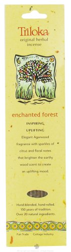 Triloka Original Herbal Incense, Enchanted Forest, 10 Sticks