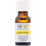 Aura Cacia Lemon Balm Essential Oil in Jojoba Oil, 0.5 fl oz