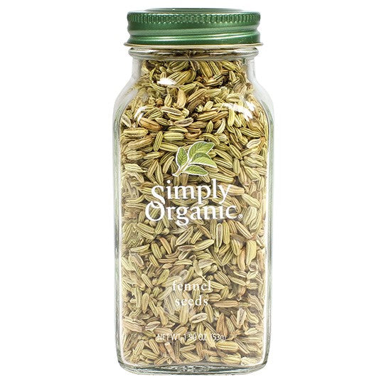 Simply Organic Fennel Seeds Seasoning 1.90oz