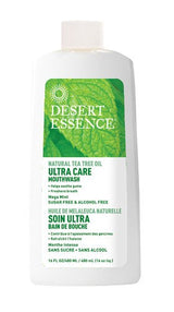 Desert Essence Tea Tree Oil Mouthwash, Mint, 16 fl oz