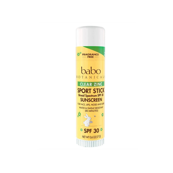 Babo Botanicals Sheer Zinc Mineral Sunscreen Stick SPF30  0.6 Oz