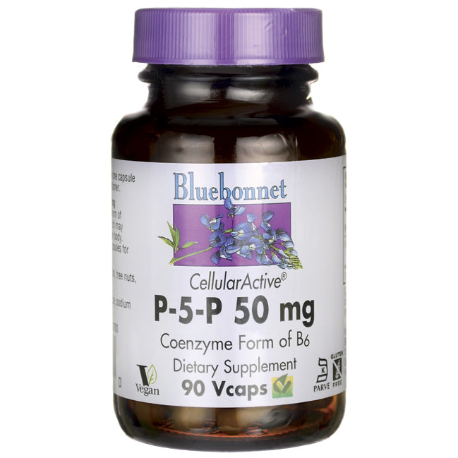 Bluebonnet CellularActive P-5-P 50 mg 90 Vegetable Capsules