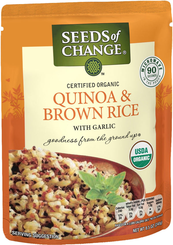 Seeds of Change Organic Quinoa and Brown Rice Mix Microwavable Pouch - 8.5oz