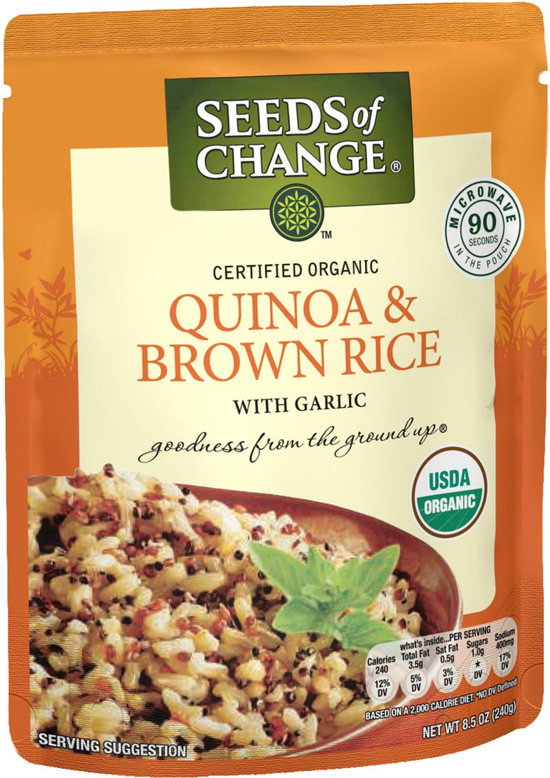 Seeds of Change Organic Quinoa and Brown Rice Mix Microwavable Pouch - 8.5oz