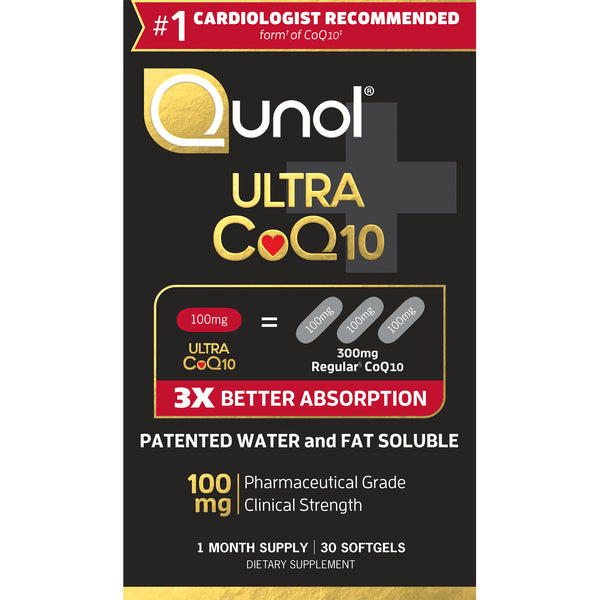 Qunol Ultra CoQ10 100 mg 30 Softgels
