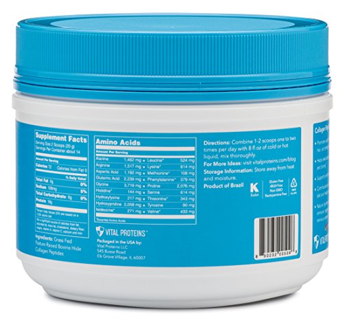 Vital Proteins Collagen Peptides Supplement Powder Unflavored 10 oz