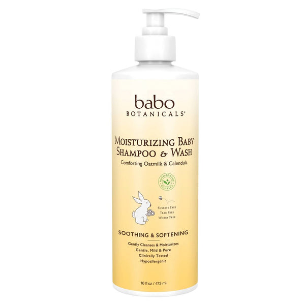 Babo Botanicals Moisturizing Shampoo & Wash 16oz