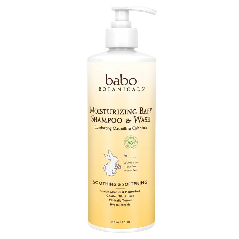 Babo Botanicals Moisturizing Shampoo & Wash 16oz