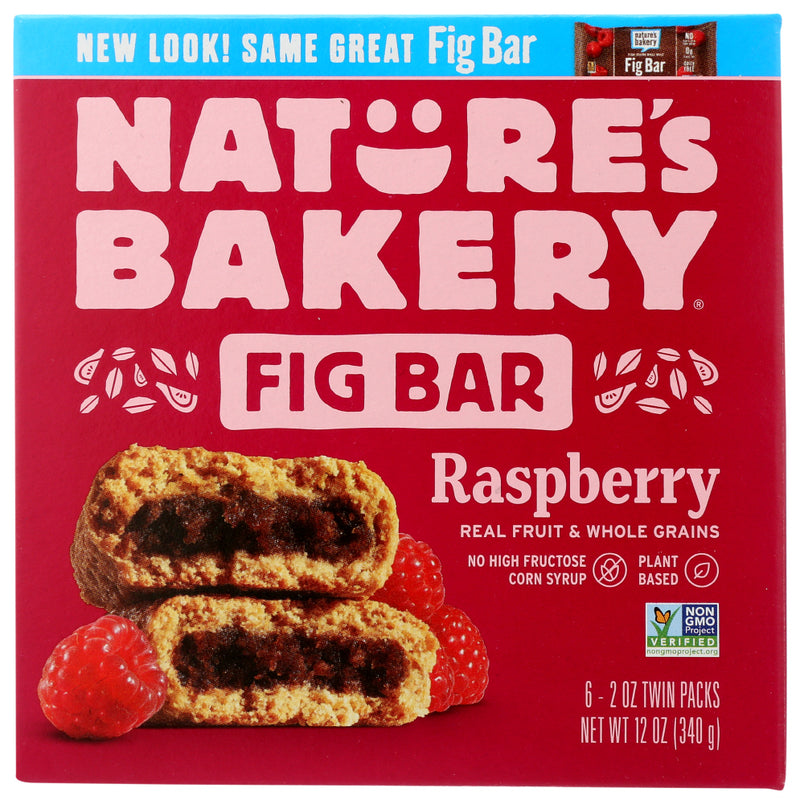 Nature's Bakery Raspberry Fig Bar 12oz Pack of 6