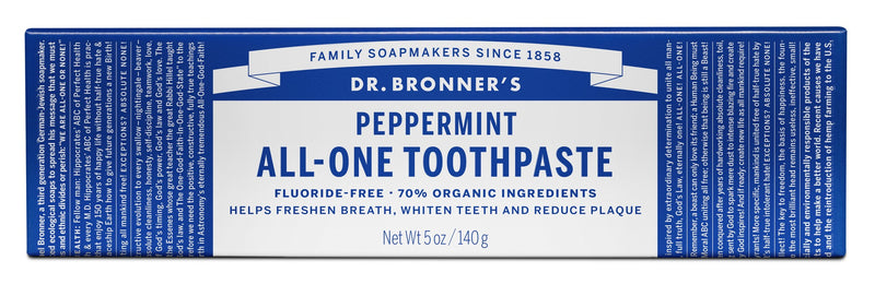 Dr. Bronner's Peppermint ALL-ONE Toothpaste