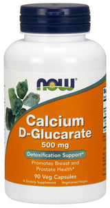 Now Foods Calcium D-Glucarate, 500mg 90 Vegatble Capsules