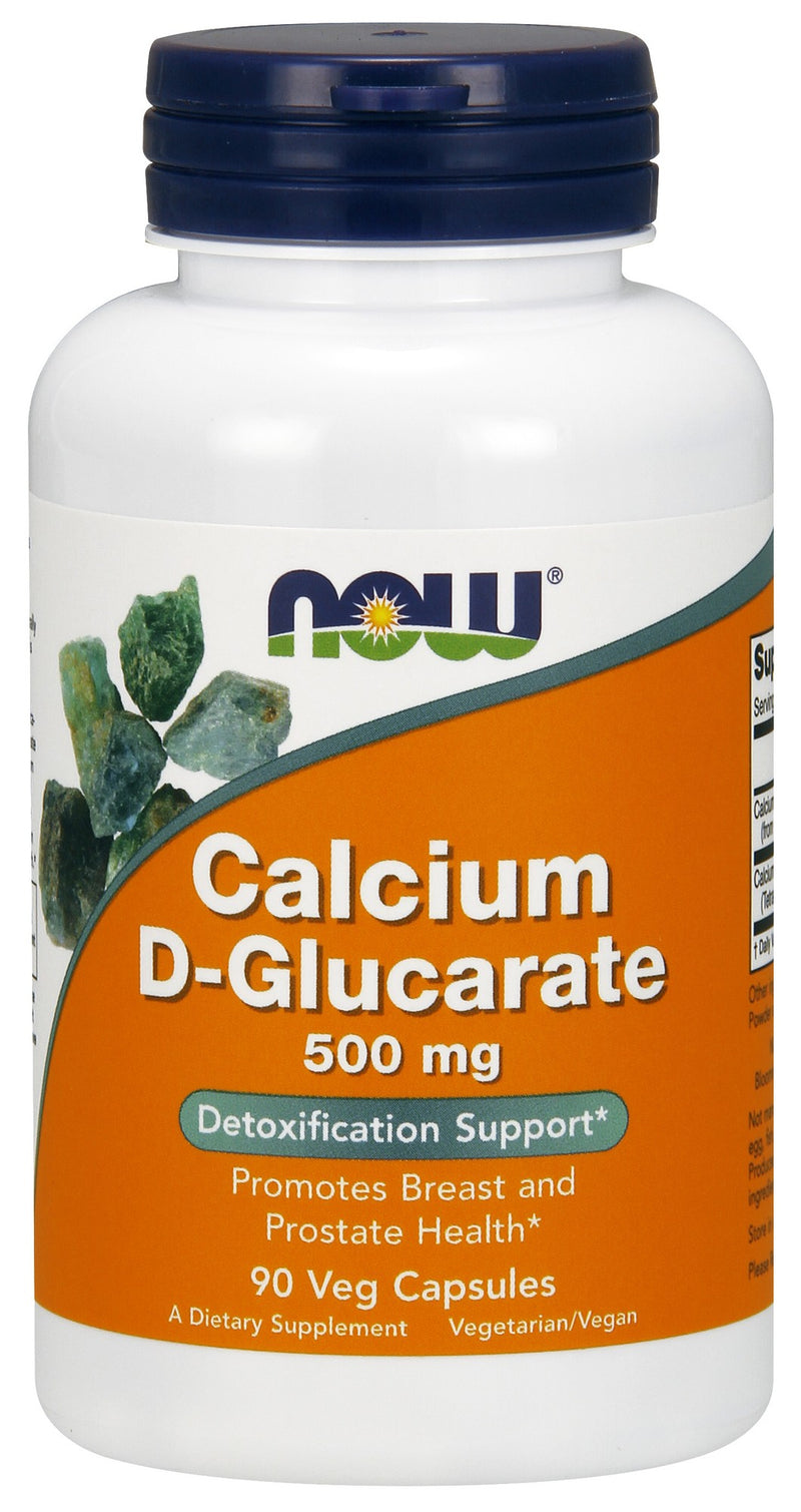 Now Foods Calcium D-Glucarate, 500mg 90 Vegatble Capsules