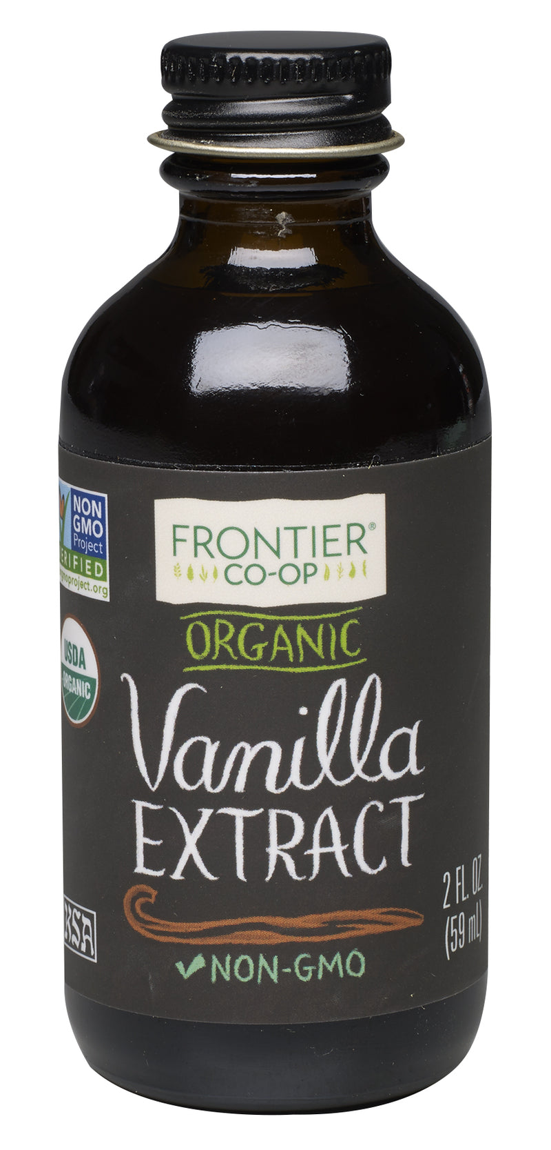 Frontier Co-Op Organic Extract Vanilla 2 Fl Oz