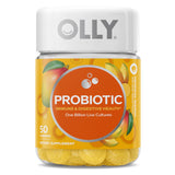 Olly Probiotic Gummies, 1 Billion CFU, Tropical Mango, 50 ct