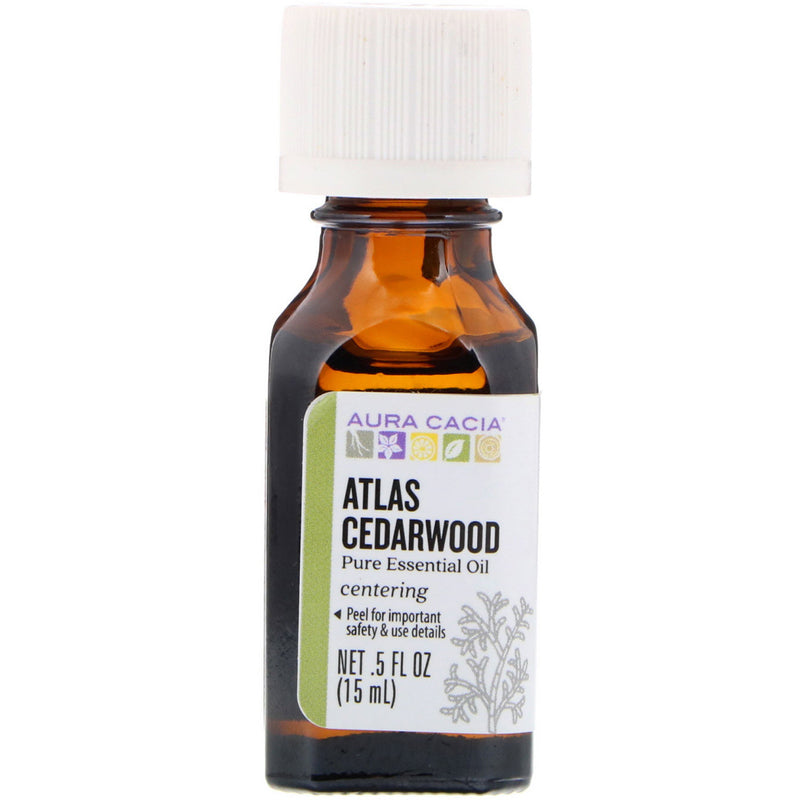 Aura Cacia, Essential Oil, Atlas Cedarwood .50 Oz