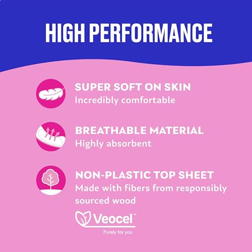 Carefree Ultra Thin Pads with Wings, Overnight, 28 CT