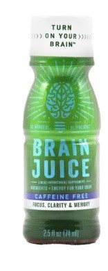 BrainJuice Decaffeinated Peach Mango Juice 2.5 oz