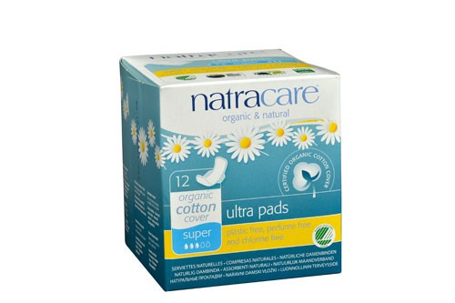 Natracare Natural Ultra Pads Super with Wings 12s