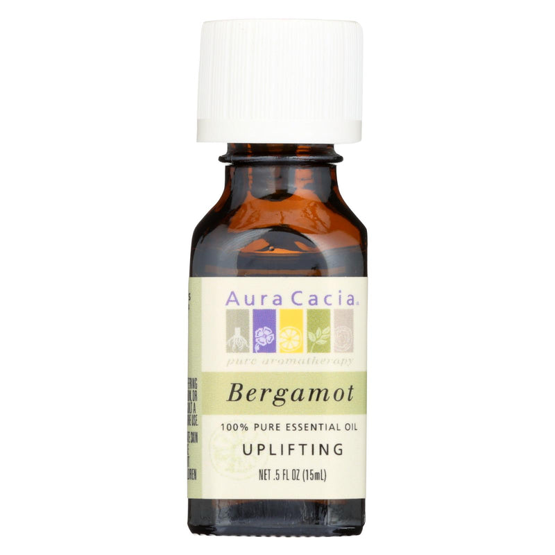 Aura Cacia Bergamot Essential Oil, 0.5 fl oz